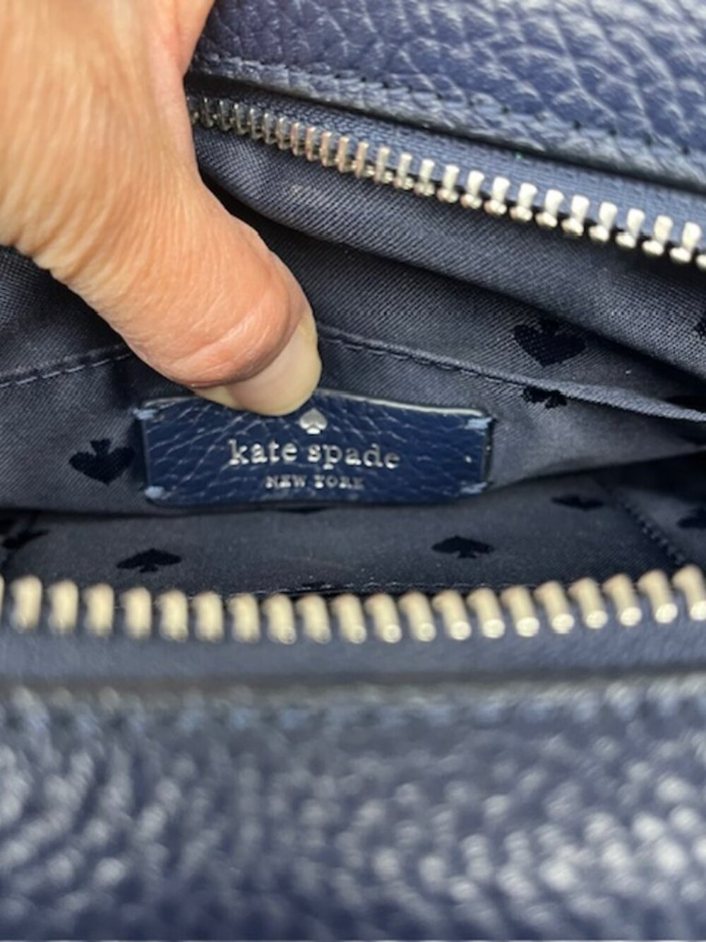 Kate Spade ♠️ Nightcap (Navy) Crossbody Camera Bag - Picture 10 of 12